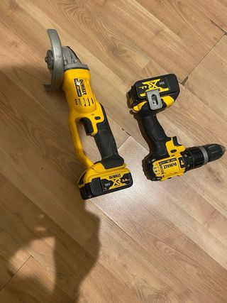 Pack Taladro y Amoladora Dewalt