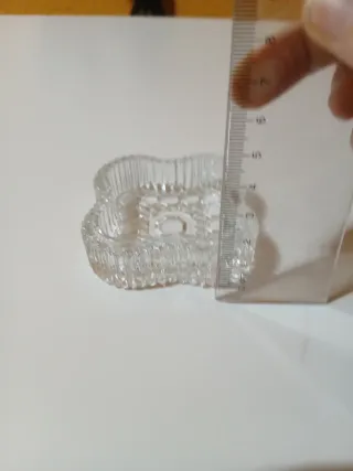 Cenicero cristal tradicional español