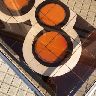 Mesa Centro ceramica Vintage Francia 1970