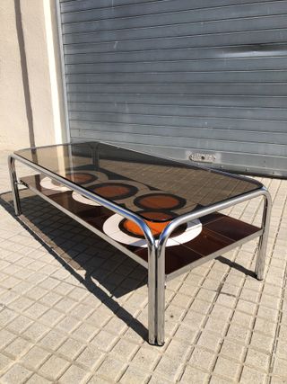 Mesa Centro ceramica Vintage Francia 1970