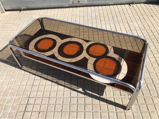 Mesa Centro ceramica Vintage Francia 1970