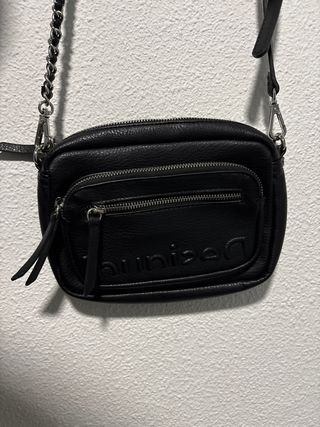Bolso bandolera Desigual negro