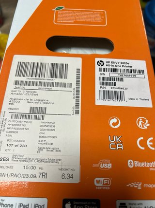 Impresora HP ENVY 6020e Blanca