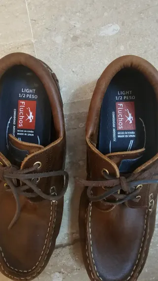 Zapatos náuticos piel marrón T41 Fluchos
