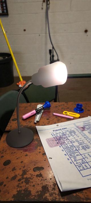 Lampada Scrivania Vintage Industriale Grigia