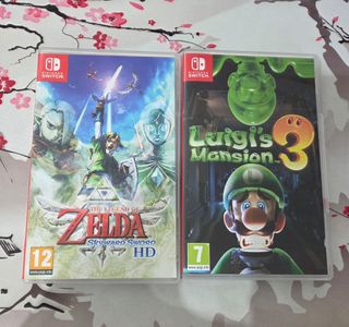 Zelda Skyward Sword y Luigi's Mansion 3