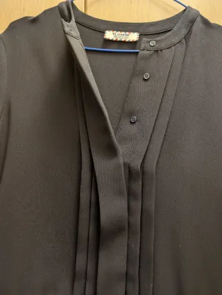 Vestido El Ganso Negro y Rojo Talla M