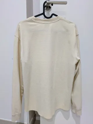 Sudadera / jersey de ZARA en color beige/crema - S