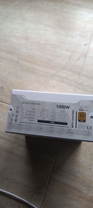 Fuente Alimentación Mars Gaming 1000W Roto