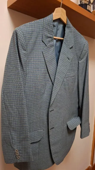 Chaqueta de vestir cuadros Talla L