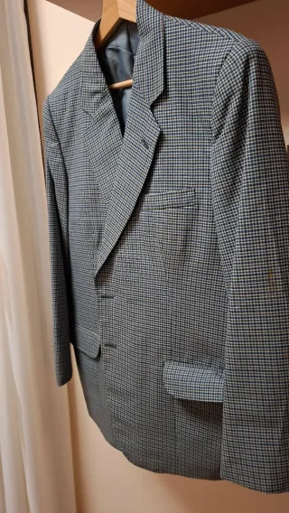 Chaqueta de vestir cuadros Talla L