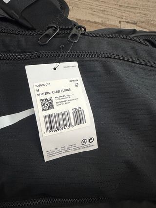 Borsone e zaino Nike neri