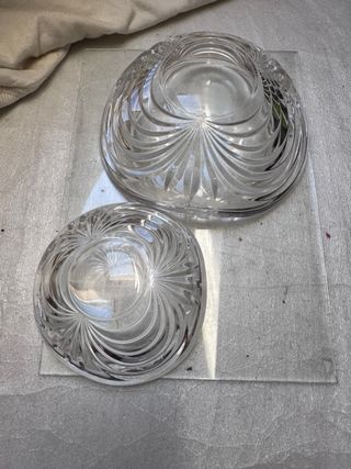 Ceniceros de cristal con alto brillo Vintage