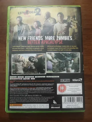 Left 4 Dead 2 Microsoft Xbox 360 Valve