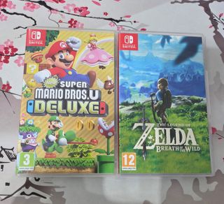 Mario Bros u Deluxe y Zelda Breath of the Wild