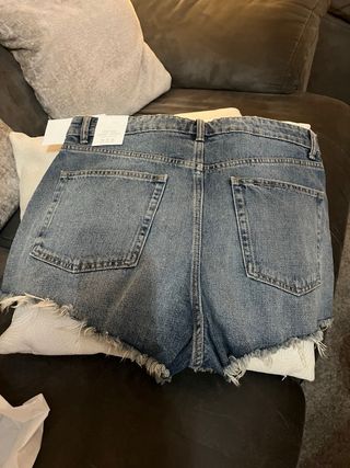 Shorts vaqueros Zara desgastados