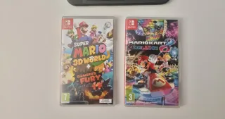 Super Mario 3D World y Bowser's Fury y Mario Kart