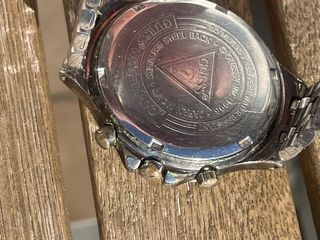 Reloj Guess Waterpro Cronógrafo Azul Dorado