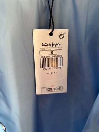 Abrigo azul turquesa