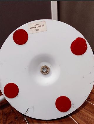 Lampada Scrivania Vintage Veneta Lumi Bianca