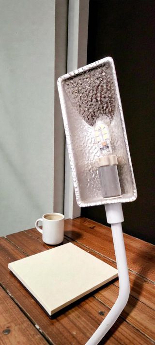 Lampada Scrivania Vintage Veneta Lumi Bianca