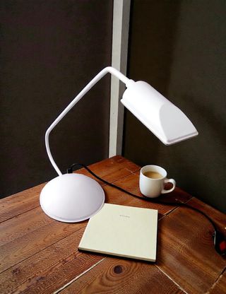 Lampada Scrivania Vintage Veneta Lumi Bianca