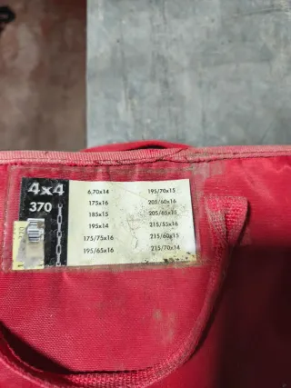 Cadenas para nieve 4X4