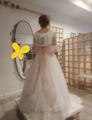 Vestido de Comunión Blanco Niña