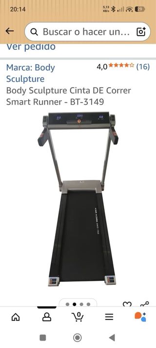 Cinta de correr negra