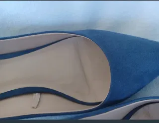 Zapatos de tacón azul