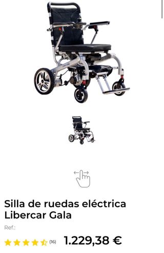 Se vende silla eléctrica libercar gala