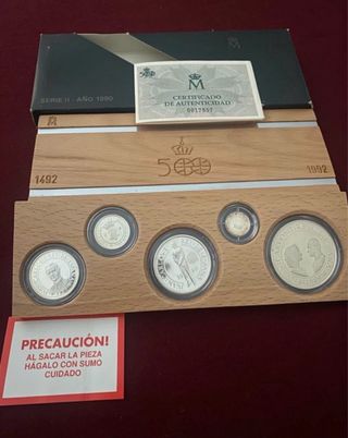 Monedas V Centenario Descubrimiento América 1990