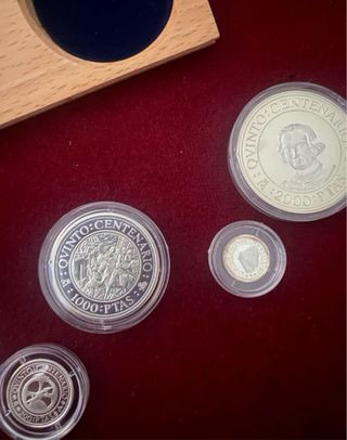 Monedas V Centenario Descubrimiento América 1990