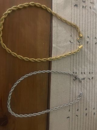 Joyas Bañadas Oro 18k: Cordones y Pulsera