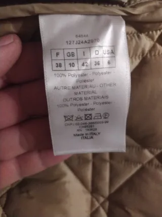 Piumino Christian Dior originale M con scialle