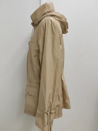 Parka mujer beige