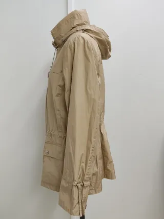 Parka mujer beige