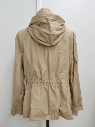 Parka mujer beige