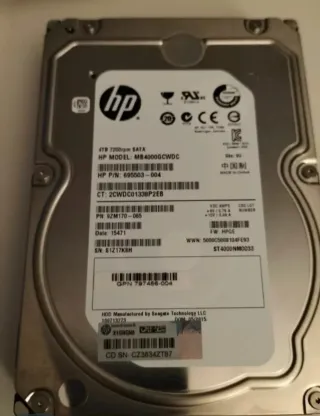 Disco Duro HP 4TB SATA