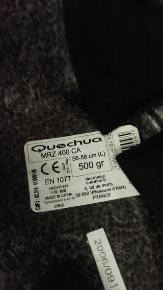 Casco de esquí infantil Quechua rojo