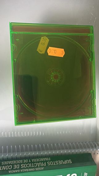 Cajas de CD transparentes de colores