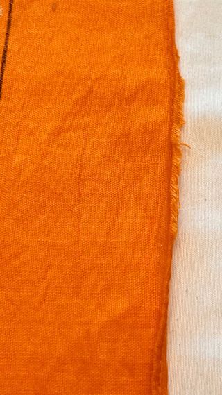 Sciarpa bandana arancione con stampa