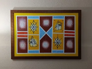 Cuadro Arte Taíno República Dominicana