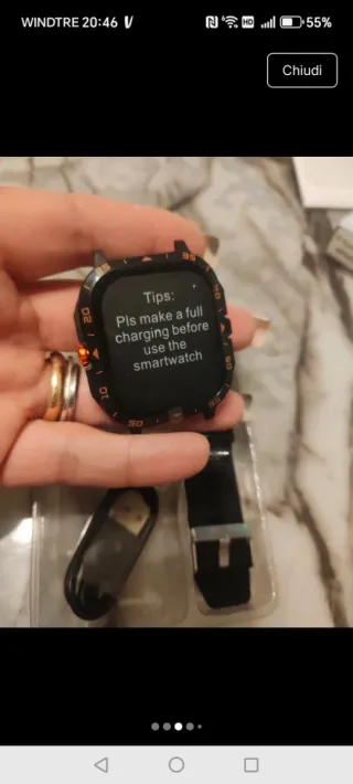 Smartwatch nero