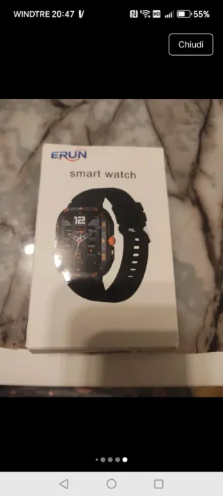Smartwatch nero