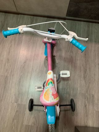 Bicicleta infantil Peppa Pig rosa