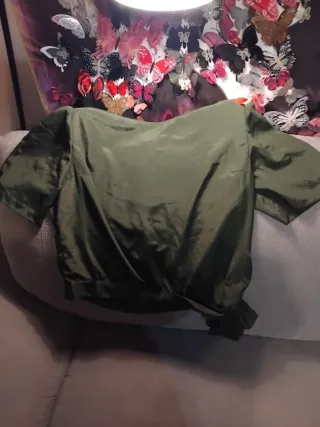 Camicetta donna vintage verde