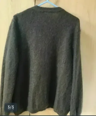 Chaqueta Lana Suave Gris