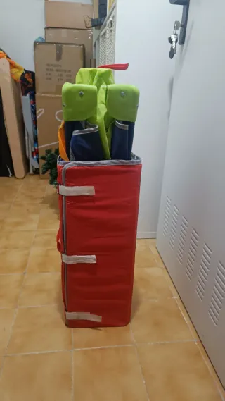 Cuna de viaje plegable