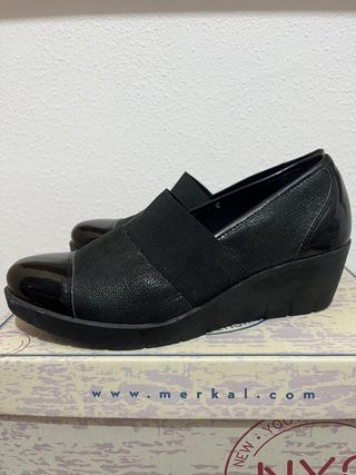 Zapatos tacón MOMEN negros Talla 38